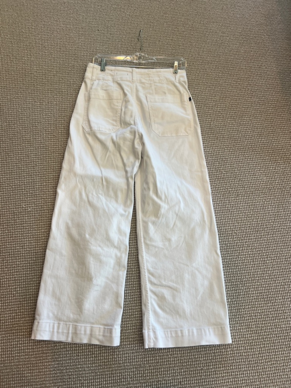 Pilcro Wide-Leg White Pants from Anthropologie - Picture 3 of 3